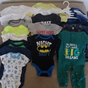 Baby boy cloth 0-3 month and one set of 3-6 month